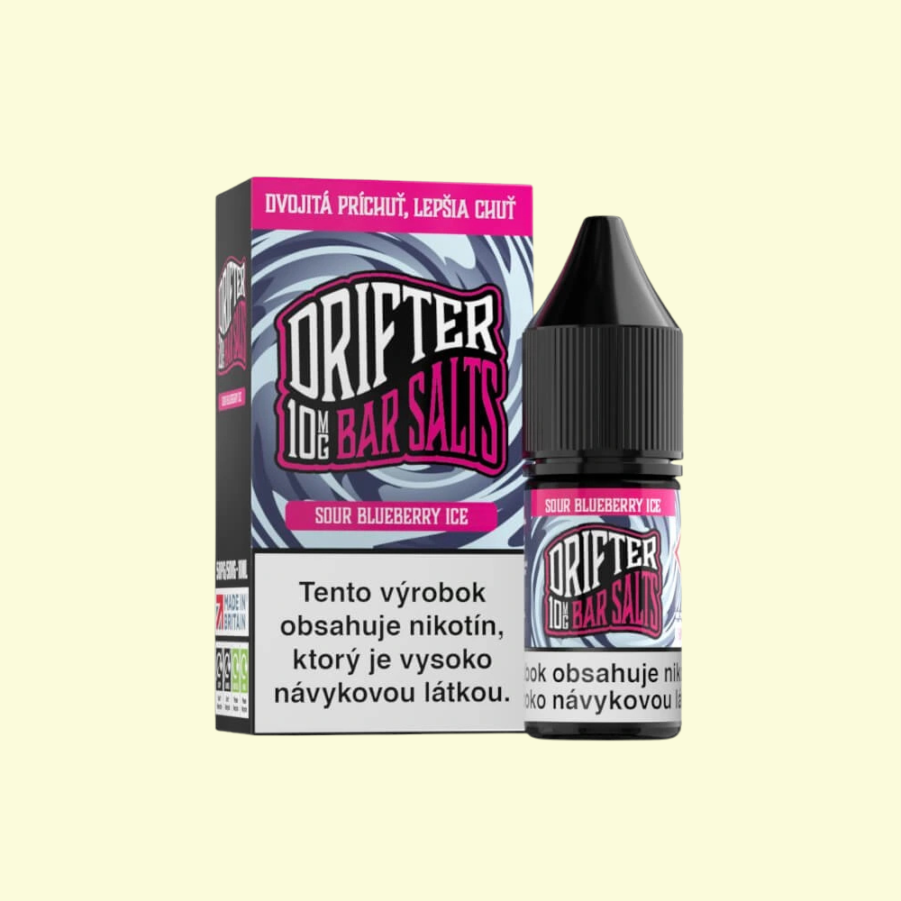 Drifter Bar Salts - Sour Blueberry Ice 10ml e-liquid