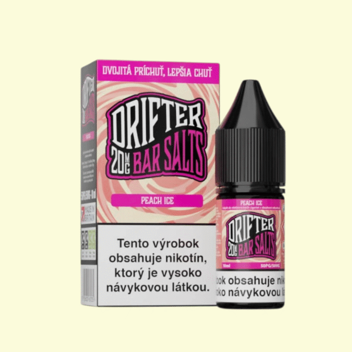 Drifter Bar Salts - Peach Ice 10ml e-liquid