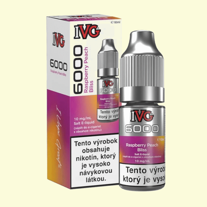 IVG6000 Salt - Raspberry Peach Bliss 10ml e-liquid