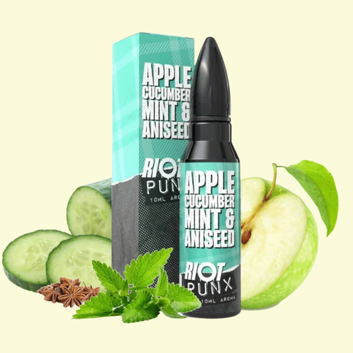 Apple, Cucumber, Mint & Aniseed Longfill 10ml - Riot