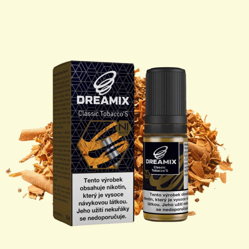 Dreamix SALT Klasický tabak (Classic Tobacco'S)