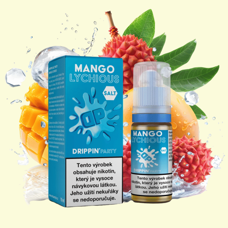 Drippin Salt Party - Mango Lychious (Chladivé mango a liči) 10ml