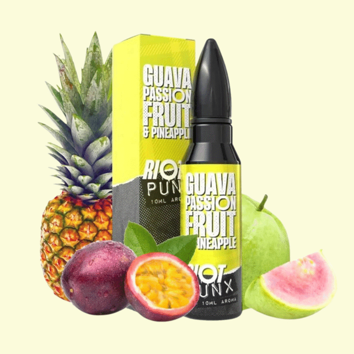 Guava, Passionfruit & Pineapple Longfill 10ml - Riot