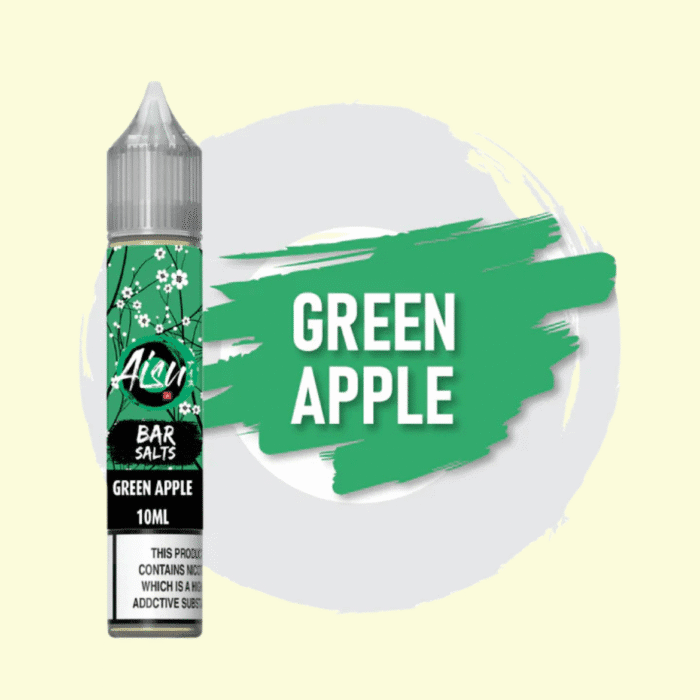 Zap! Aisu Bar Salts - Green Apple 10ml e-liquid