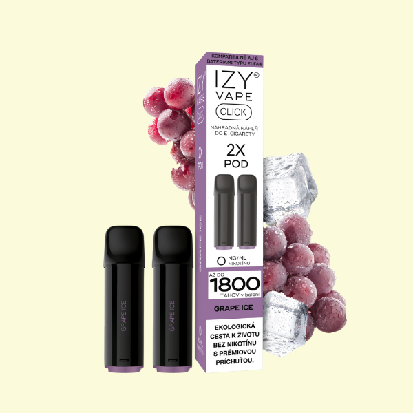 IZY CLICK 2x2ml Grape Ice 0mg