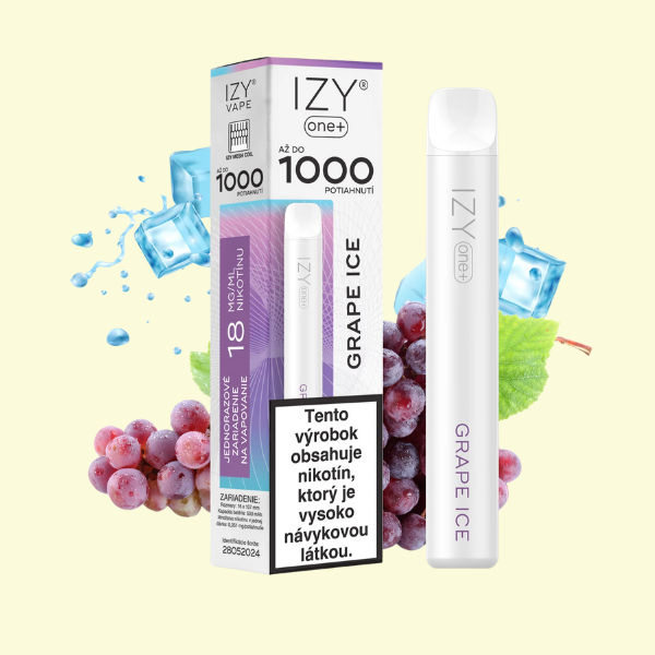 IZY VAPE ONE+ Grape Ice 18mg