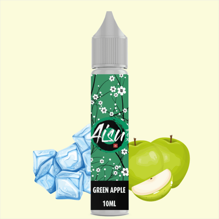 Zap! Aisu Bar Salts - Green Apple 10ml e-liquid
