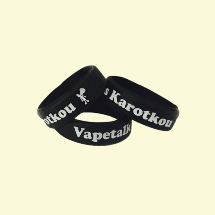 Dekoratívny silikónový krúžok 22mm - Vapetalk s Karotkou