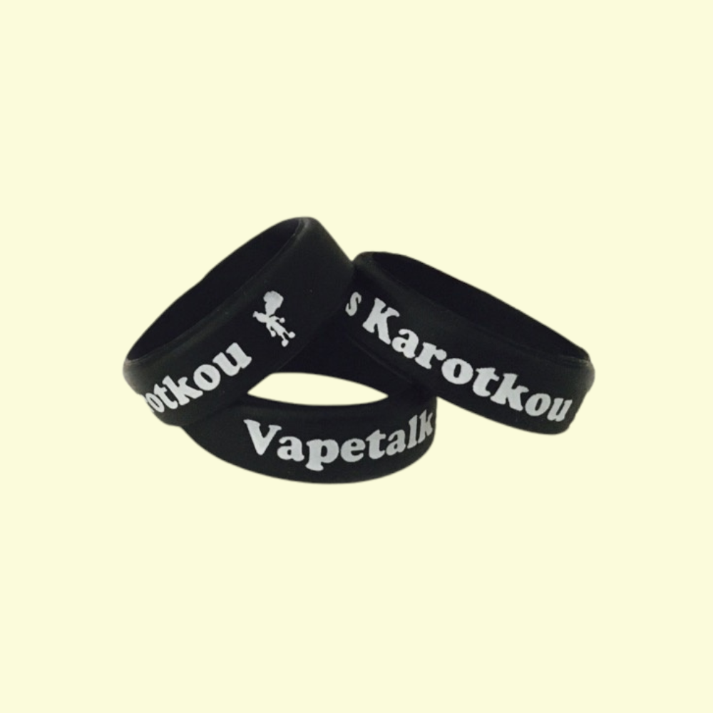 Dekoratívny silikónový krúžok 22mm - Vapetalk s Karotkou