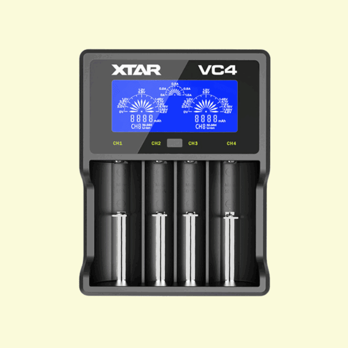 XTAR VC4-Multifunkčná nabíjačka batérií