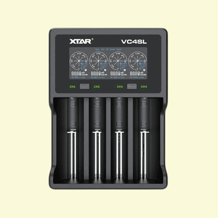 XTAR VC4SL -Multifunkčná nabíjačka batérií