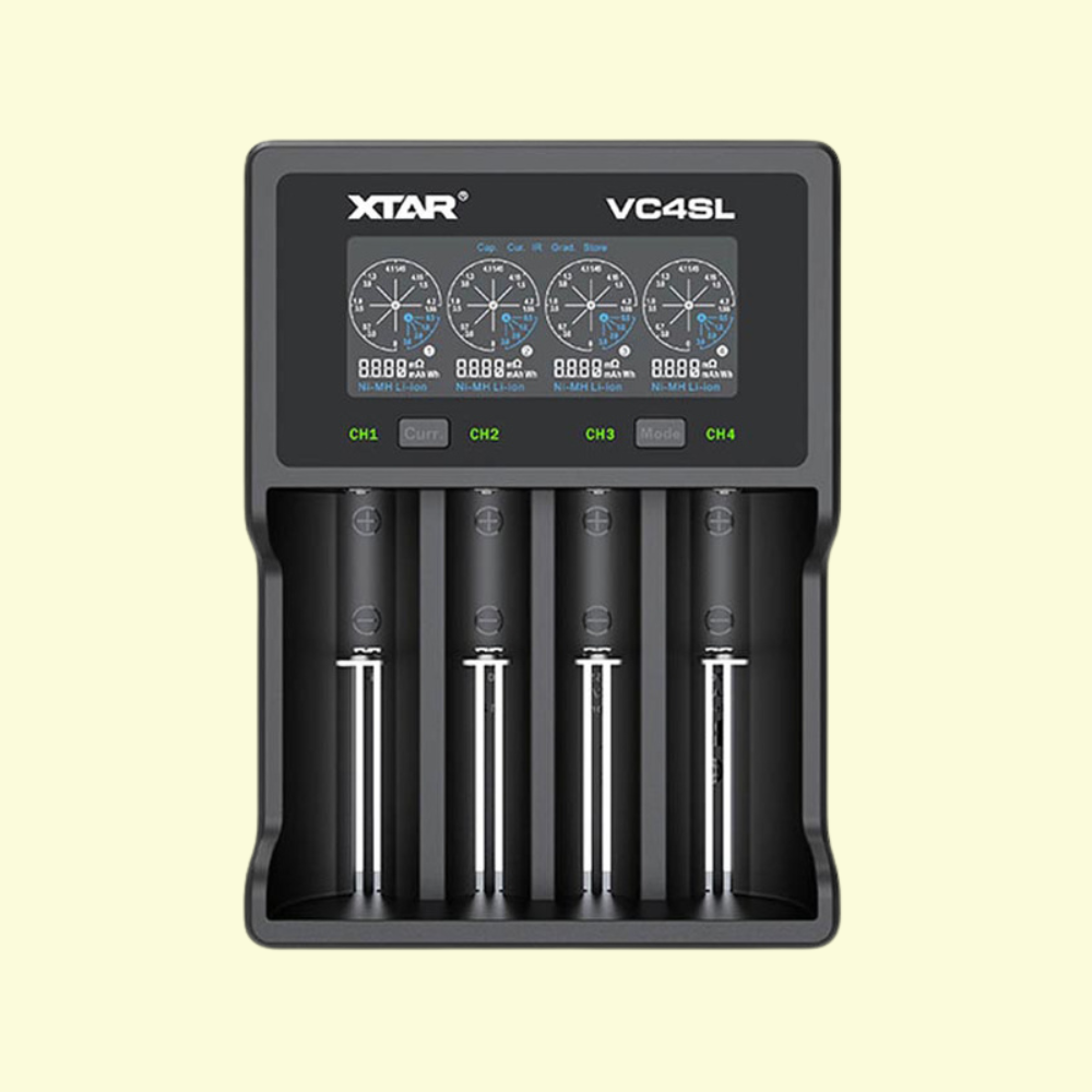 XTAR VC4SL -Multifunkčná nabíjačka batérií