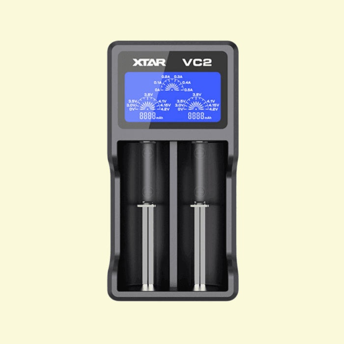 XTAR VC2-Multifunkčná nabíjačka batérií