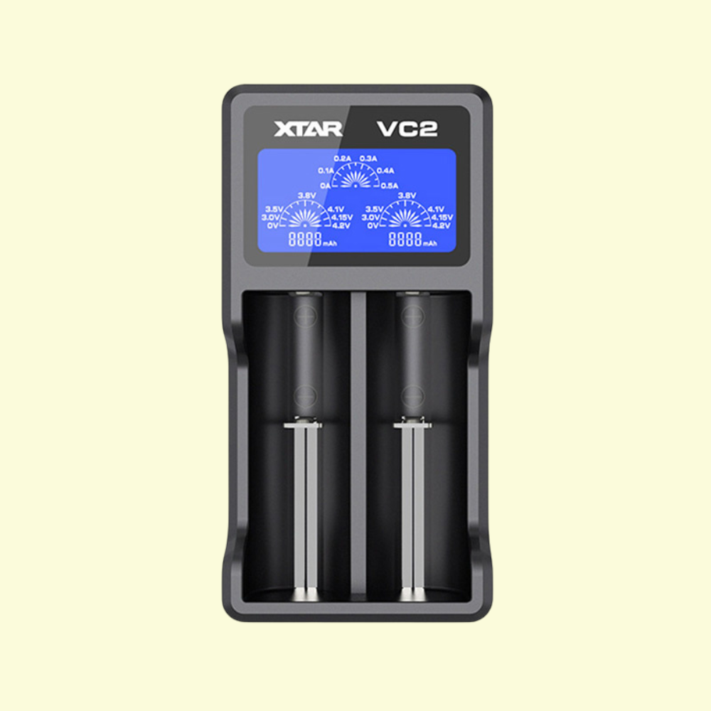 XTAR VC2-Multifunkčná nabíjačka batérií
