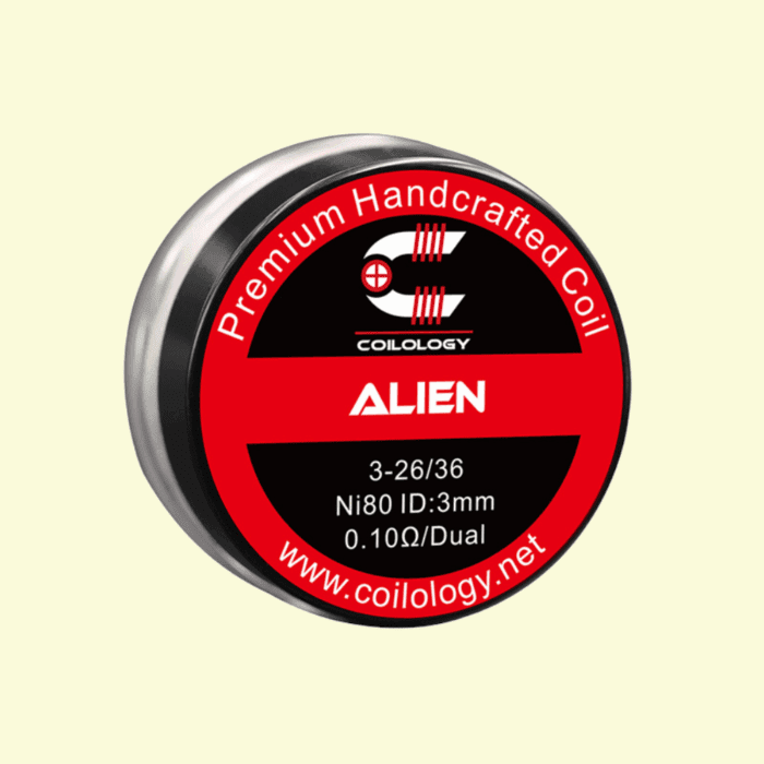 Predmotané špirálky Coilology Alien Ni80 (0,1ohm) (2ks)