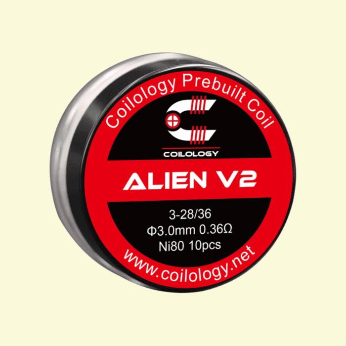Predmotané špirálky Coilology Alien V2 Ni80 (0,36ohm) (10ks)