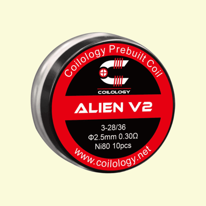 Predmotané špirálky Coilology Alien V2 Ni80 (0,3ohm) (10ks)