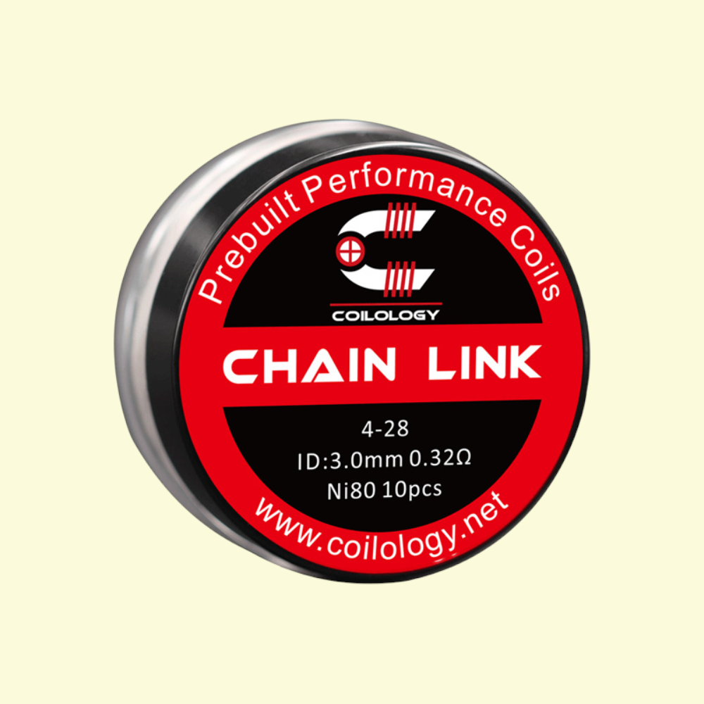 Predmotané spirálky Coilology Chain Link Ni80 (0,32ohm) (10ks)