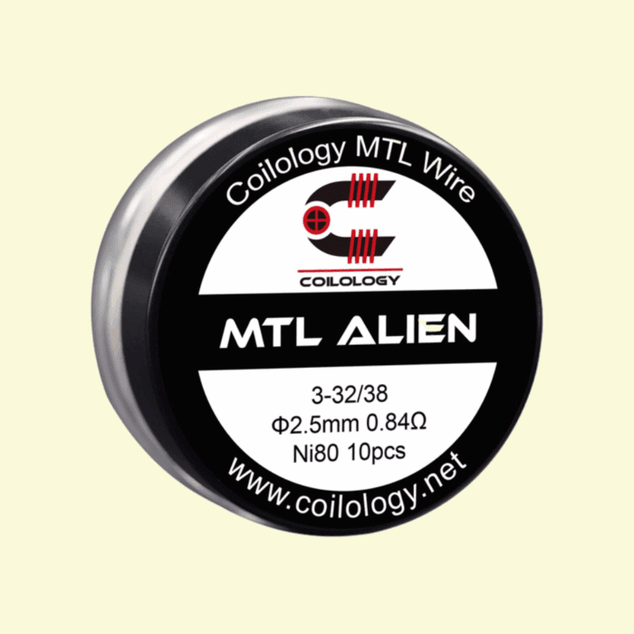 Predmotané špirálky Coilology MTL Series - MTL Alien Ni80 (0,84ohm) (10ks)