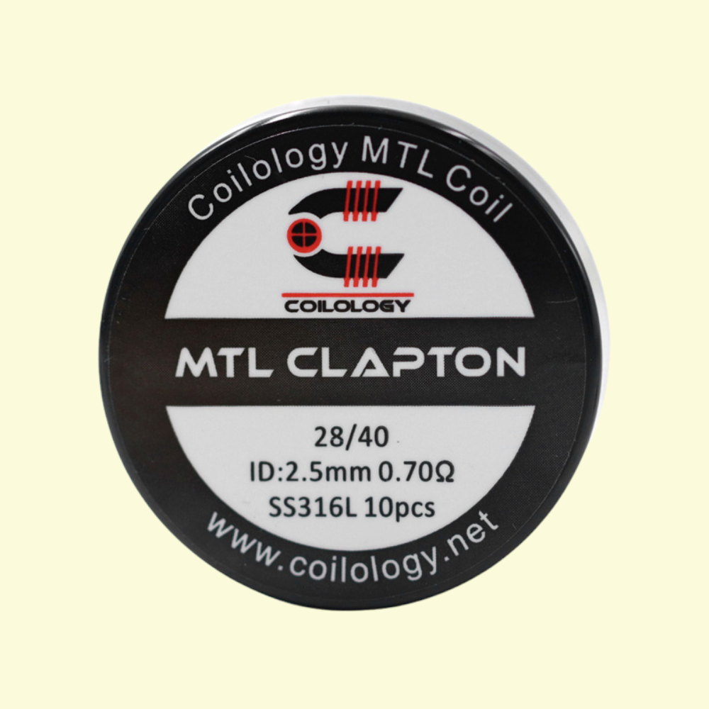Predmotané špirálky Coilology MTL Series - MTL Clapton SS316L (0,7ohm) (10ks)