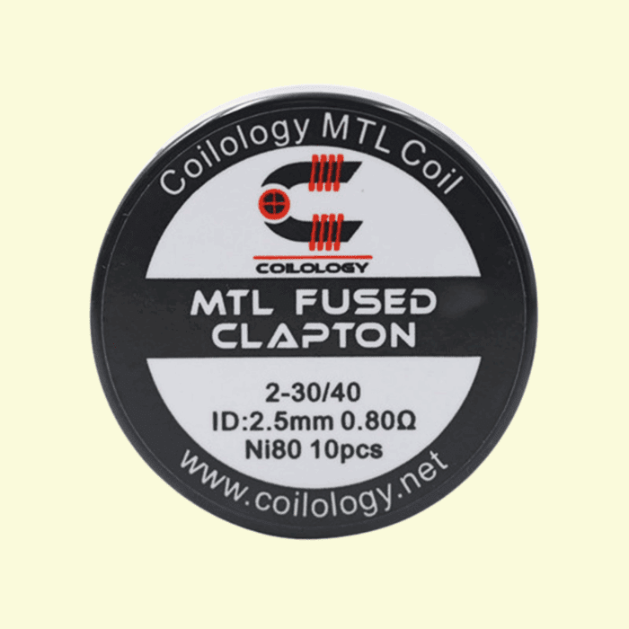 Predmotané špirálky Coilology MTL Series - MTL Fused Clapton Ni80 (0,8ohm) (10ks)