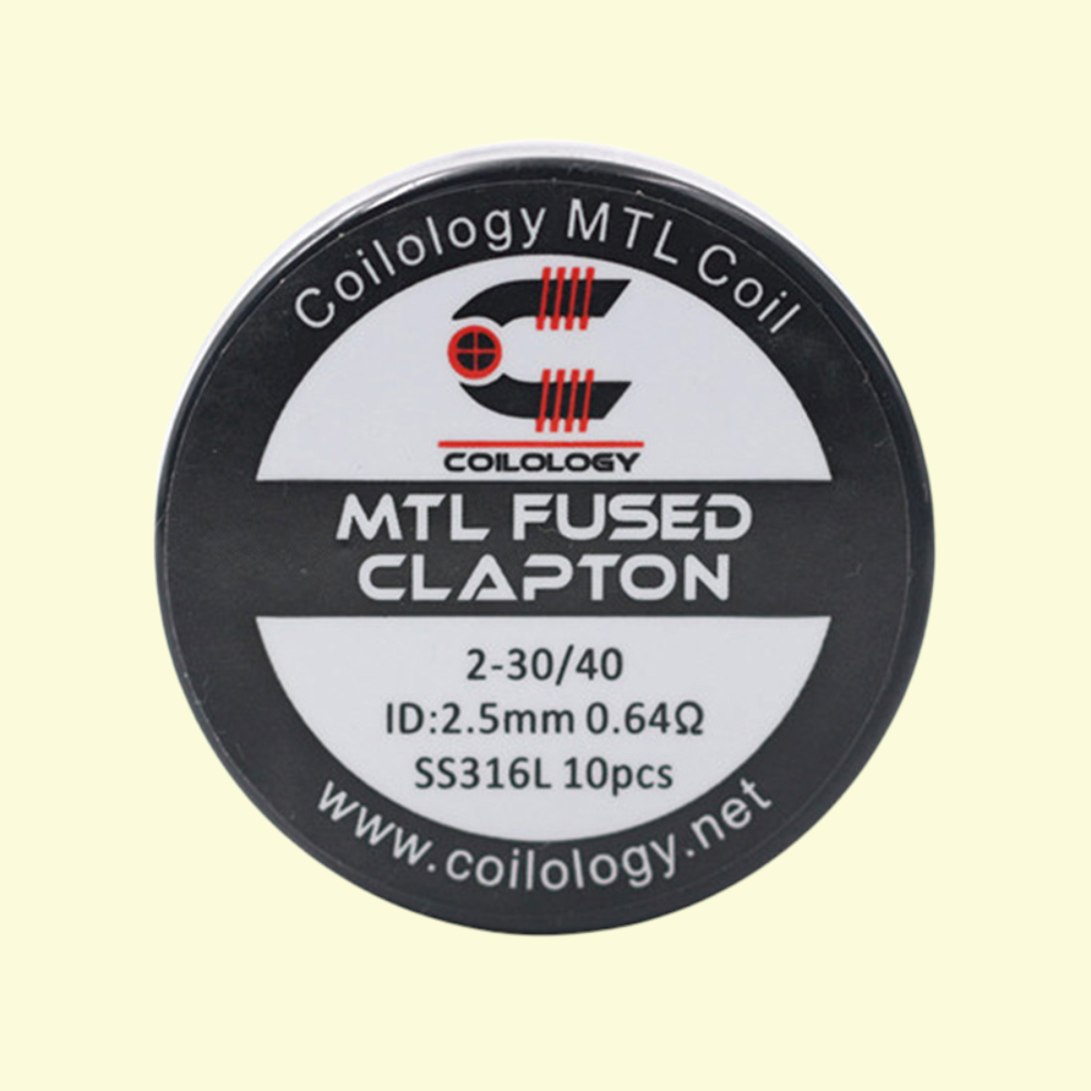 Predmotané špirálky Coilology MTL Series - MTL Fused Clapton SS316L (0,64ohm) (10ks)