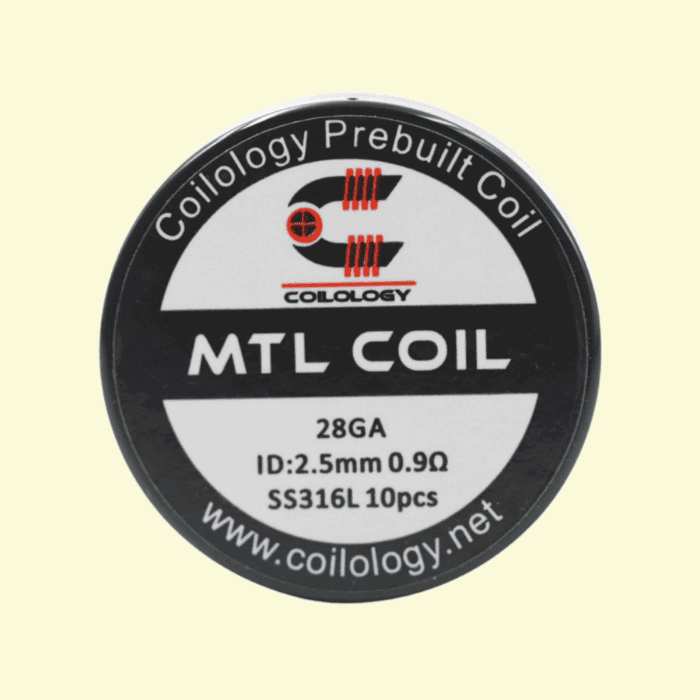 Predmotané špirálky Coilology MTL Series - MTL SS316L (0,9ohm) (10ks)