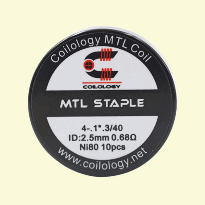 Predmotané špirálky Coilology MTL Series - MTL Staple Ni80 (0,68ohm) (10ks)