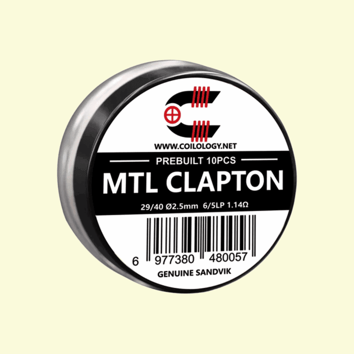 Predmotané špirálky Coilology Sandvik MTL Clapton Ni80 (10ks)