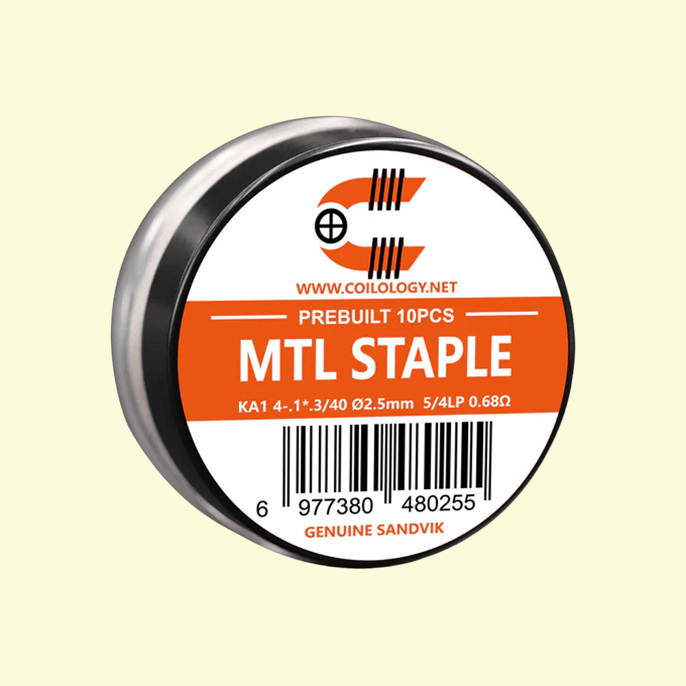Predmotané špirálky Coilology Sandvik MTL Staple Kanthal A1 (10ks)
