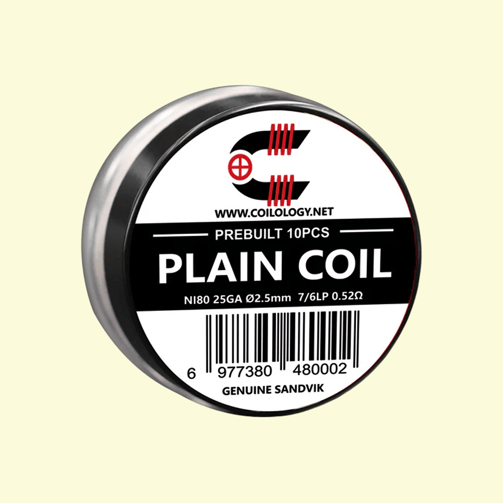 Predmotané špirálky Coilology Sandvik Plain Coil Ni80 (10ks)