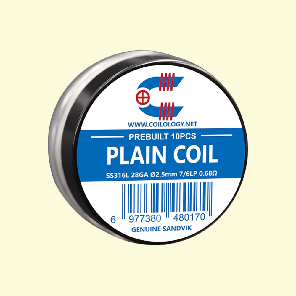Predmotané špirálky Coilology Sandvik Plain Coil SS316L (10ks)