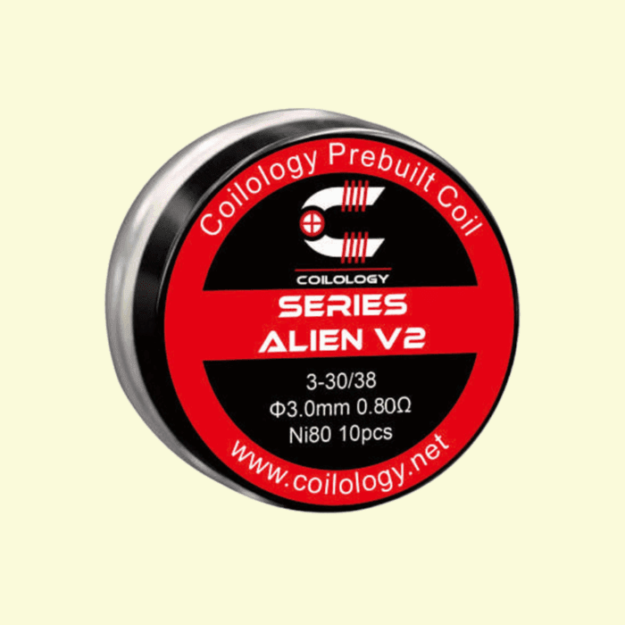 Predmotané špirálky Coilology Series Alien V2 Ni80 (0,8ohm) (10ks)