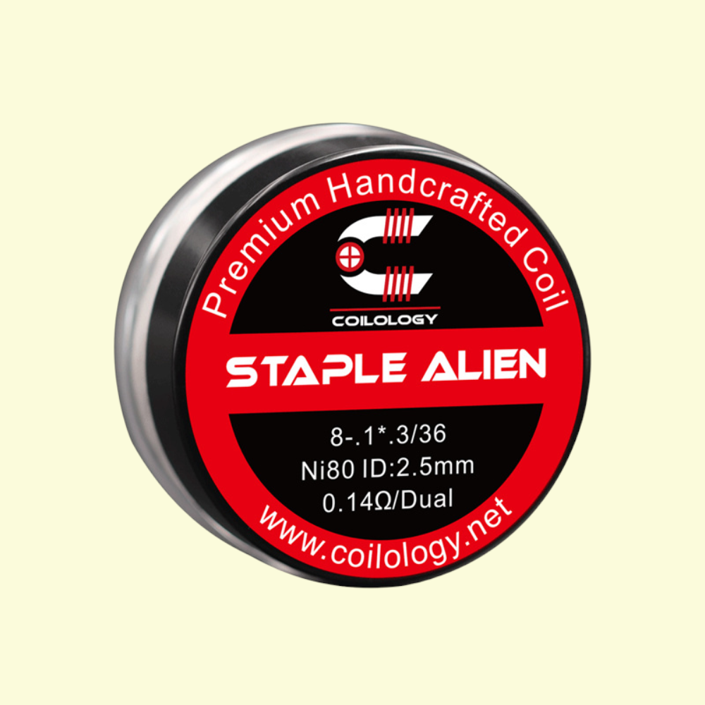 Predmotané špirálky Coilology Staple Alien Ni80 (0,14ohm) (2ks)