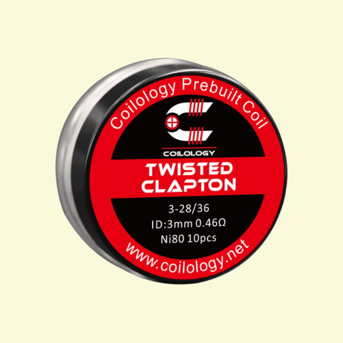 Predmotané spirálky Coilology Twisted Clapton Ni80 (0,46ohm) (10ks)