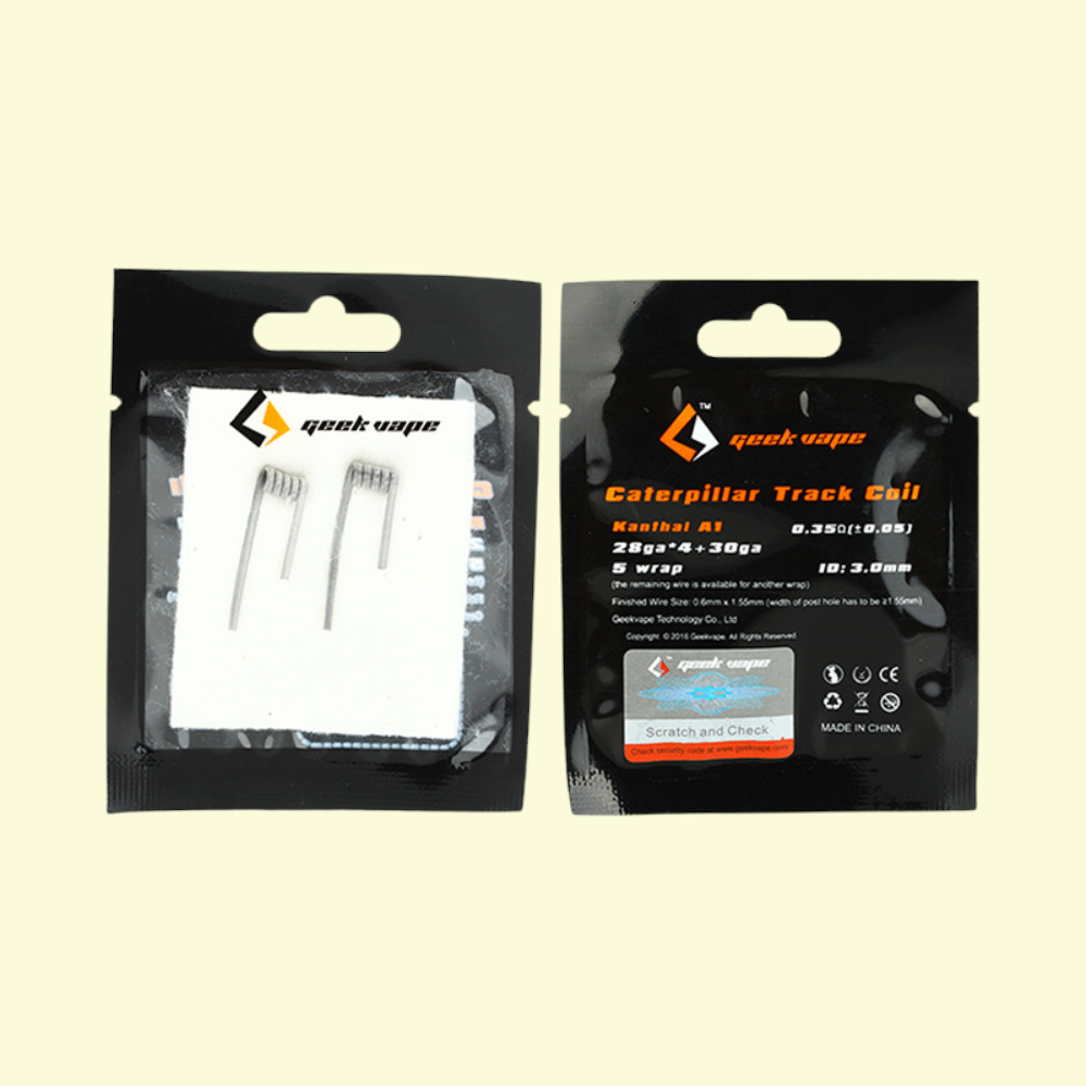 Predmotané spirálky GeekVape Caterpillar Track Kanthal A1 (0,35ohm) (2ks)
