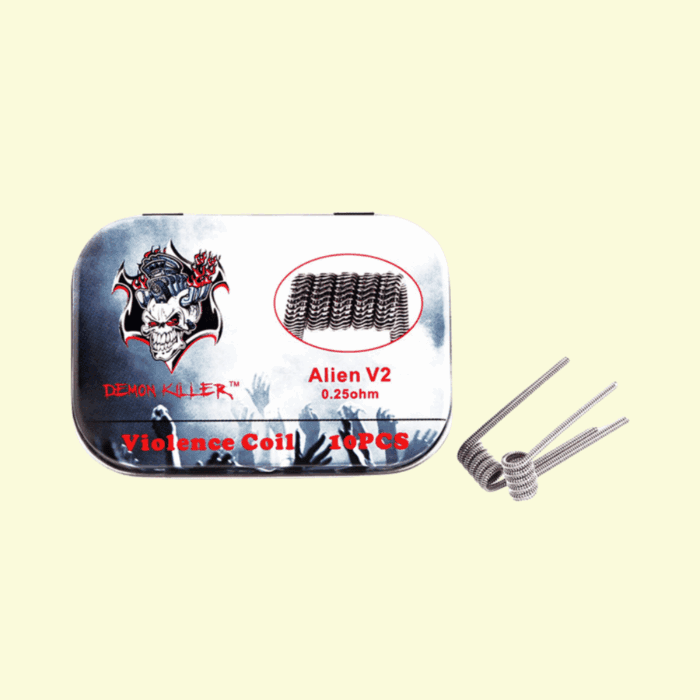 Predmotané spirálky Kanthal Violence Alien V2 (0,25ohm) - Demon Killer (10ks)
