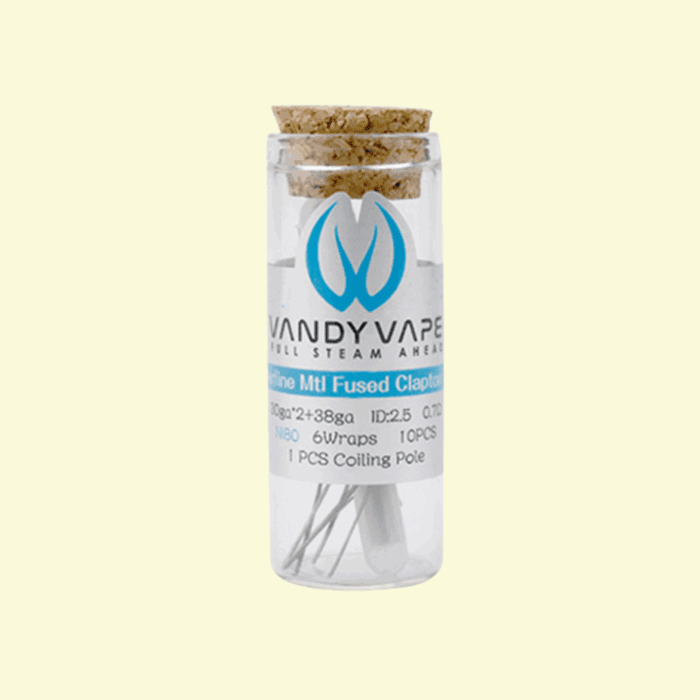 Predmotané špirálky Vandy Vape - Superfine MTL Fused Clapton Ni80 (30GA*2+38GA) (0,7ohm) (10ks)
