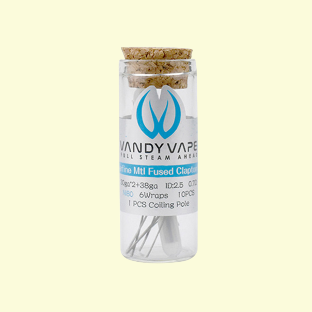 Predmotané špirálky Vandy Vape - Superfine MTL Fused Clapton Ni80 (30GA*2+38GA) (0,7ohm) (10ks)