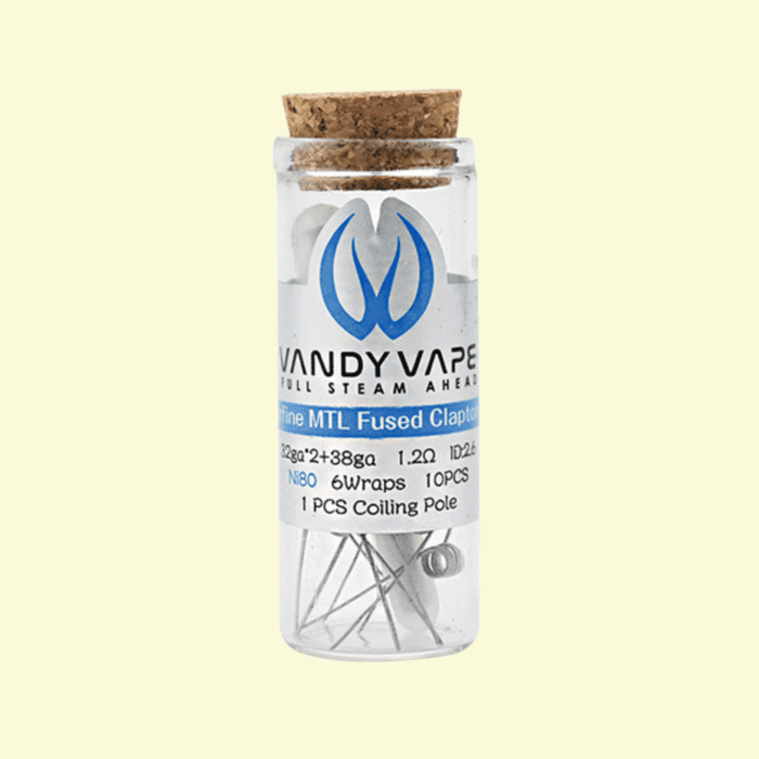 Predmotané špirálky Vandy Vape - Superfine MTL Fused Clapton Ni80 (32GA*2+38GA) (1,2ohm) (10ks)