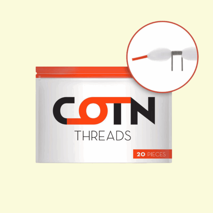 Prírodná vata COTN Threads - múdre prúžky (20ks)