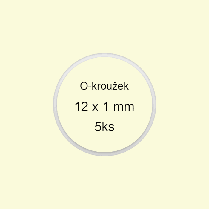 Sada O-krúžkov / tesnenia 12x1 mm (5ks)
