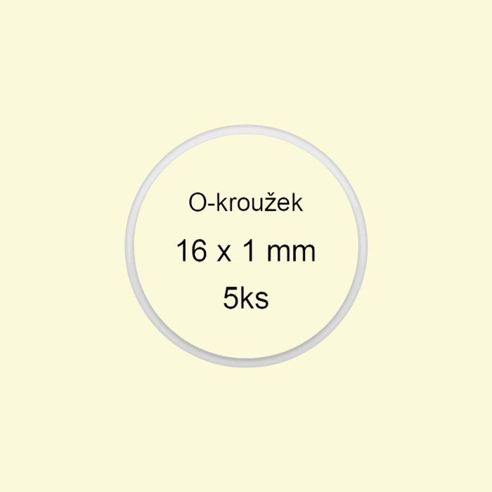 Sada O-kroužků / těsnění 16x1 mm (5ks)