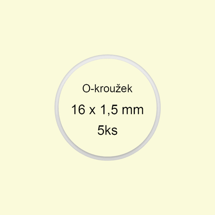Sada O-krúžkov / tesnenia 16x1,5 mm (5ks)