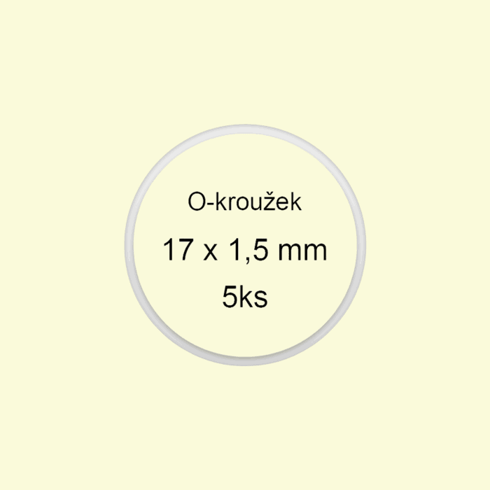 Sada O-krúžkov / tesnenia 17x1,5 mm (5ks)