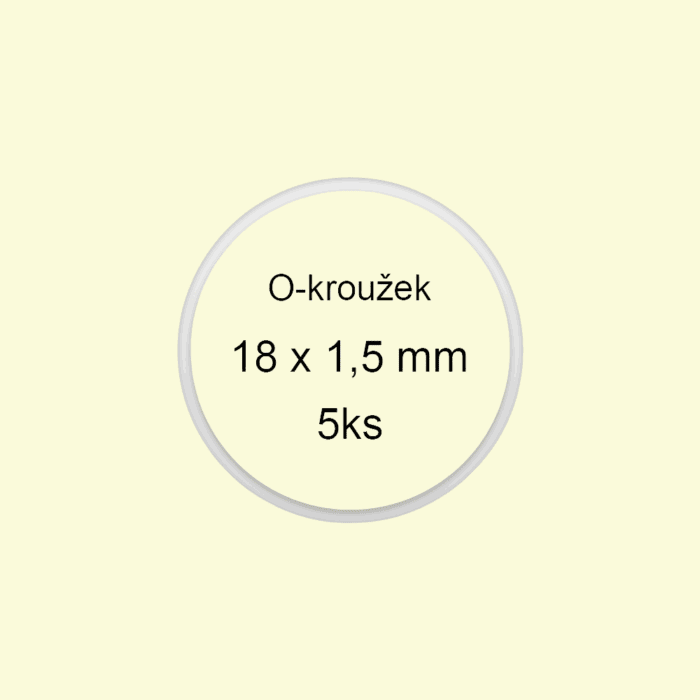 Sada O-krúžkov / tesnenia 18x1,5 mm (5ks)