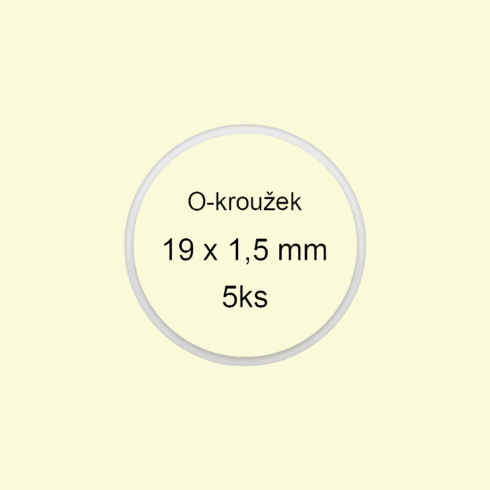 Sada O-krúžkov / tesnenia 19x1,5 mm (5ks)