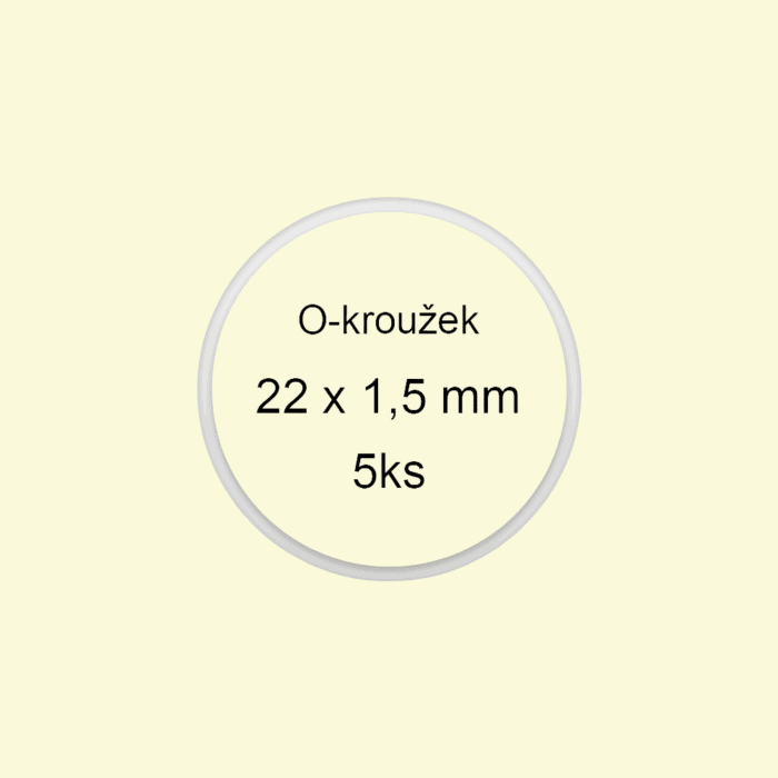 Sada O-krúžkov / tesnenia 22x1,5 mm (5ks)