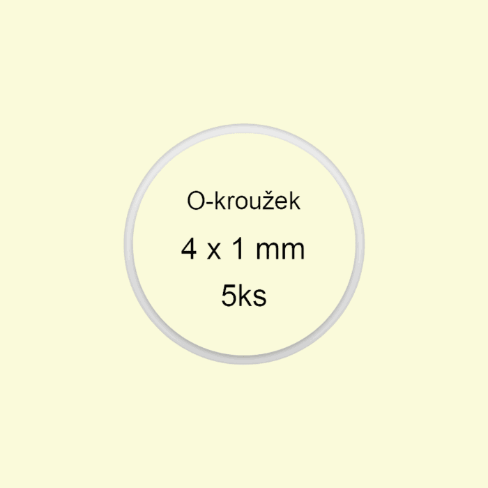 Sada O-krúžkov / tesnenie 4x1 mm (5ks)