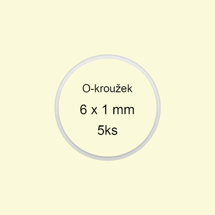 Sada O-krúžkov / tesnenia 6x1 mm (5ks)